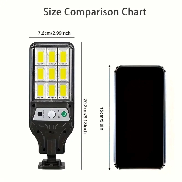 Sensor LED with 3 brightness settings