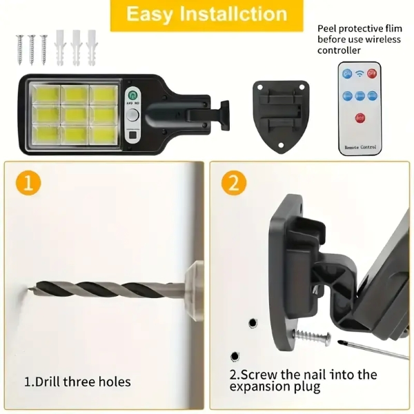 Sensor LED with 3 brightness settings