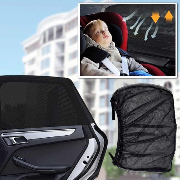 Car window cover 4-pcs sunshade set