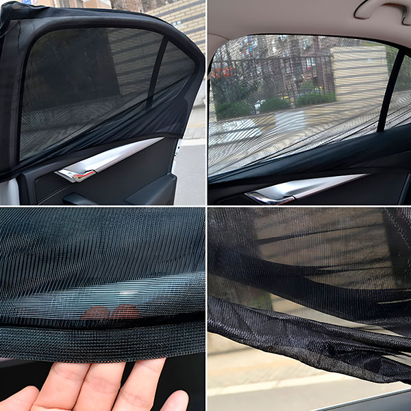 Car window cover 4-pcs sunshade set