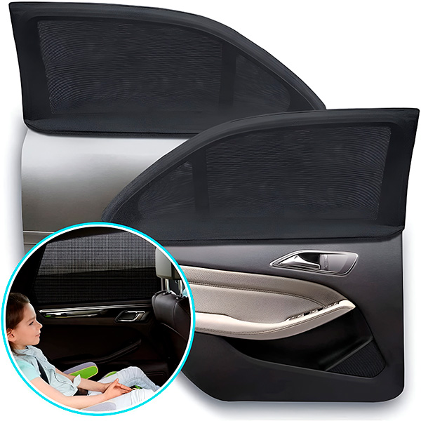 Car window cover 4-pcs sunshade set